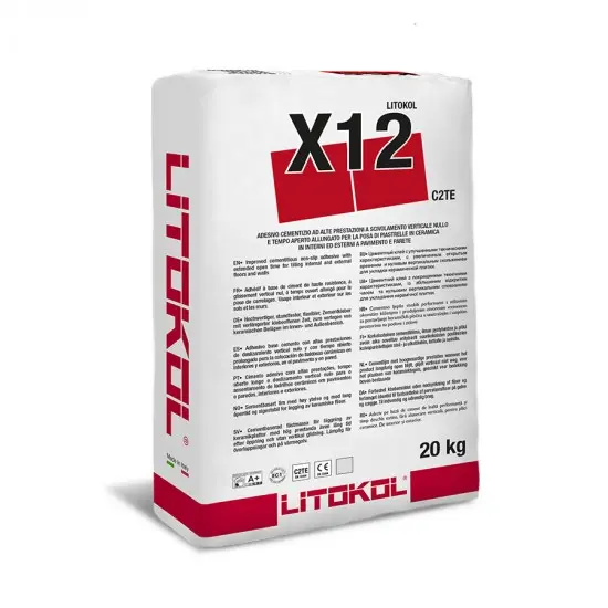 LITOKOL TEGELLIJM X12 WHITE POWDER ADHESIVE- C2 TE